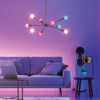 Nanoleaf Essentials Matter A19 60W Smart LED Light Bulb - 3 Pack - White & Colour