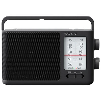 Radio AM/FM portative ICF-506 de Sony - Noir