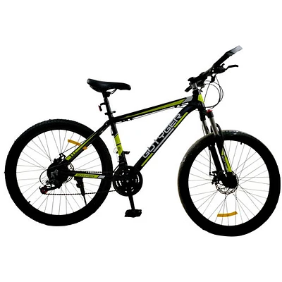 Vélo de montagne à 24 vitesses de 26 po de GoTyger - Vert