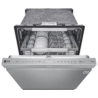 LG 24" 44dB Built-In Dishwasher with Third Rack (LDPM6762S) - Smudge Resistant Stainless Steel