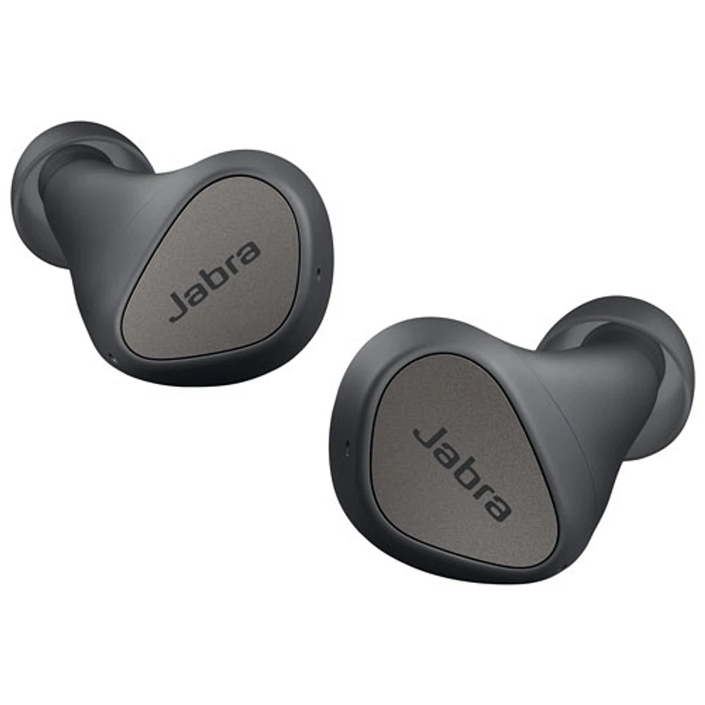 Écouteurs boutons 100 % sans fil à suppression du bruit Elite 4 de Jabra - Gris foncé