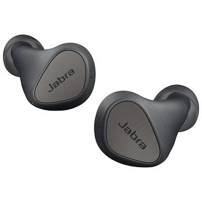 Écouteurs boutons 100 % sans fil à suppression du bruit Elite 4 de Jabra - Gris foncé