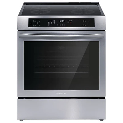 Cuisinière à induction autonome avec convection par ventilateur 5,3 pi³ 30 po de Frigidaire (FCFI308CAS) - Inox