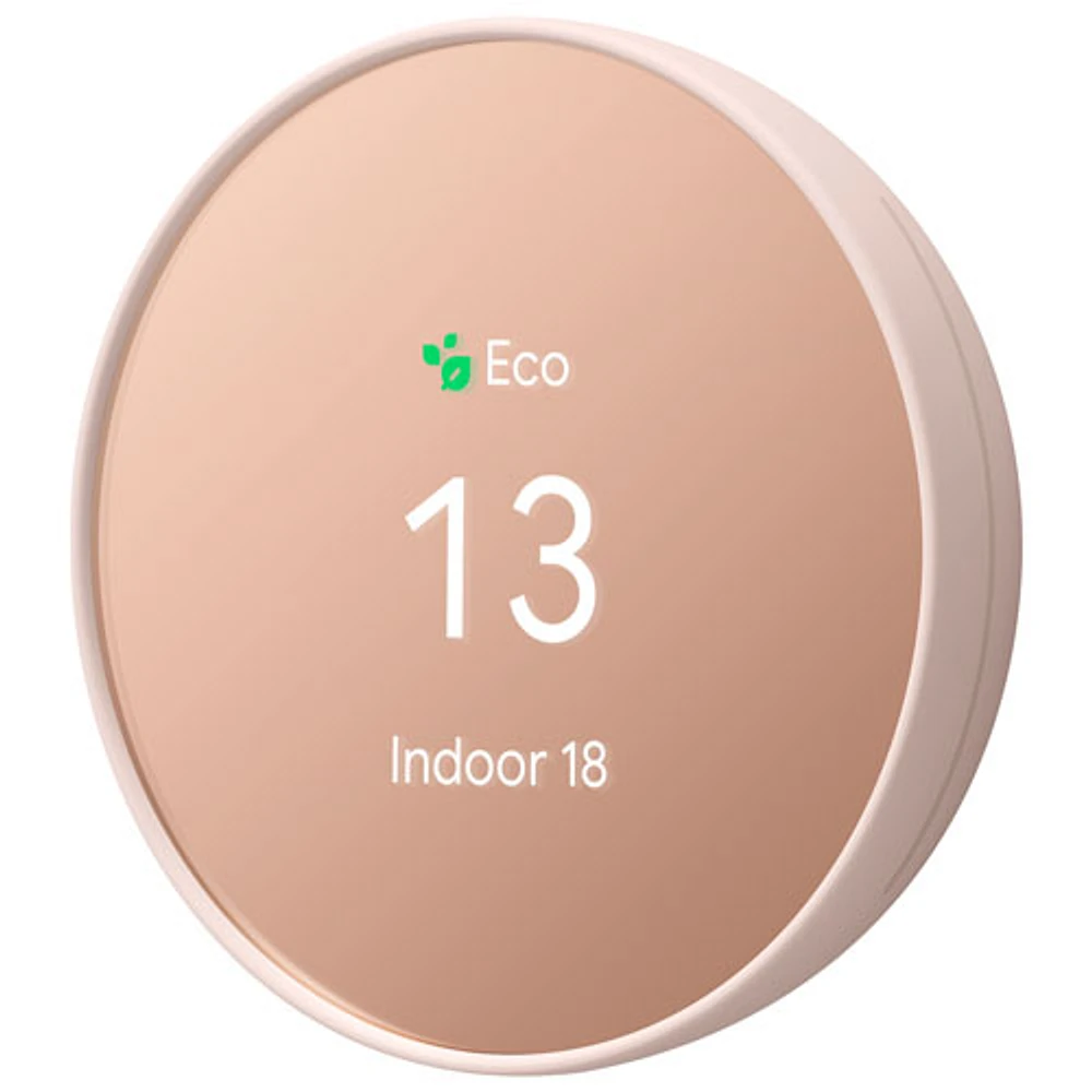 Thermostat intelligent Wi-Fi Nest de Google - Sable