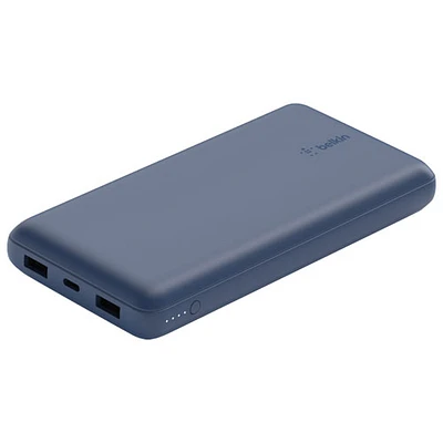 Chargeur portable à deux ports USB de 20000 mAh de Belkin - Bleu