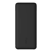 Belkin BoostCharge 10k mAh Power Bank with Lightning Cable & USB-C Cable - Black
