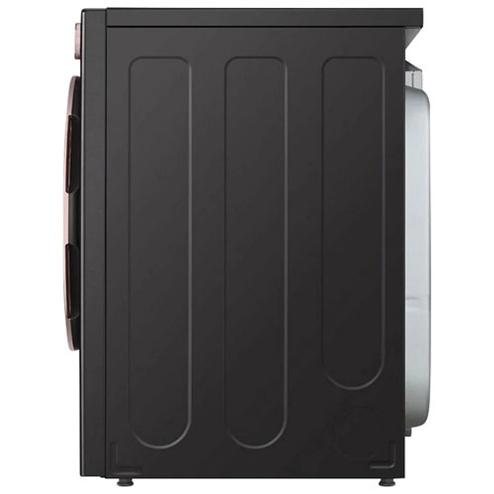LG 7.4 Cu. Ft. Electric Steam Dryer (DLEX6500B) - Black Steel