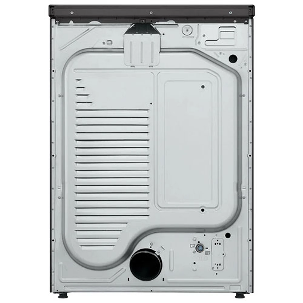 LG 7.4 Cu. Ft. Electric Steam Dryer (DLEX6500B) - Black Steel