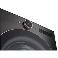 LG 7.4 Cu. Ft. Electric Steam Dryer (DLEX6500B) - Black Steel