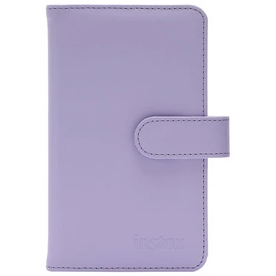 Album photo pour Instax Mini de Fujifilm - Mauve lilas