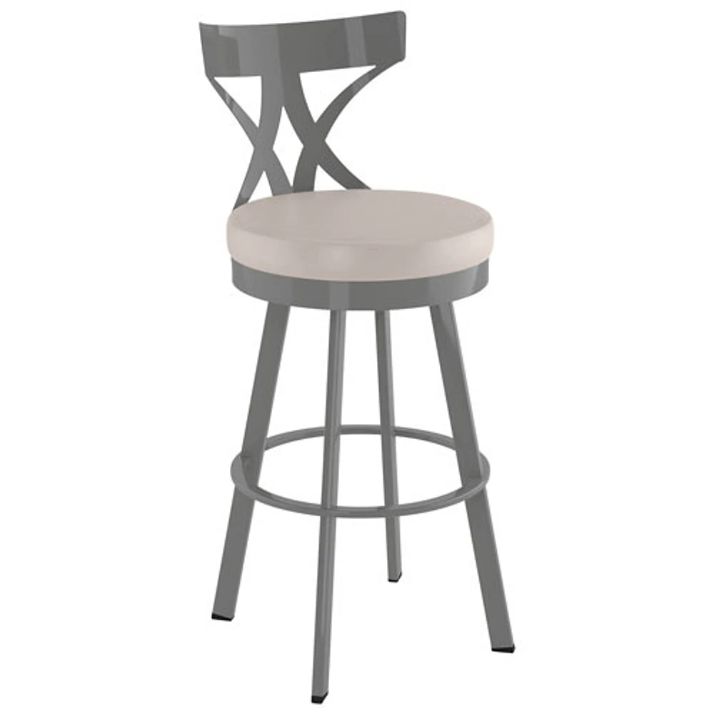 Washington Modern Counter Height Barstool - Cream/Grey
