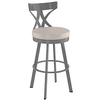 Washington Modern Counter Height Barstool - Cream/Grey
