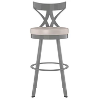 Washington Modern Counter Height Barstool - Cream/Grey
