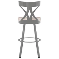 Washington Modern Counter Height Barstool - Cream/Grey