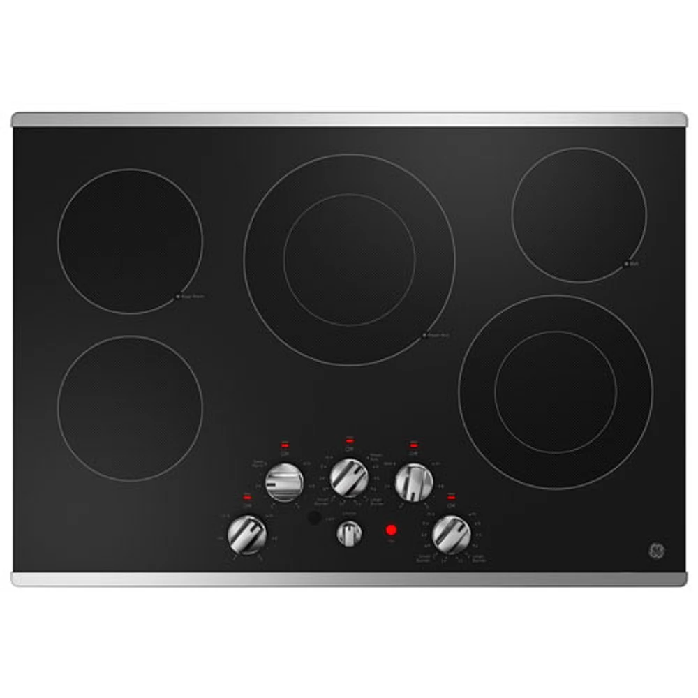 Surface de cuisson électrique de 30 po à 5 éléments de GE (JEP5030STSS) - Acier inoxydable