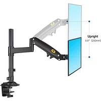North Bayou H100 22" - 35" Desk Tilting Monitor Mount - Black