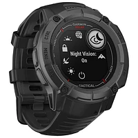 Garmin Instinct 2X Solar Tactical Edition 53mm Bluetooth Mutlisport Smartwatch - Black