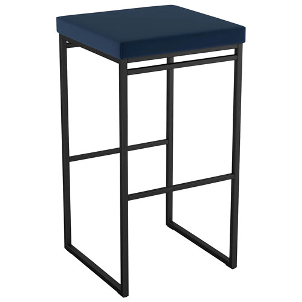 Easy Contemporary Counter Height Barstool - Blue/Black