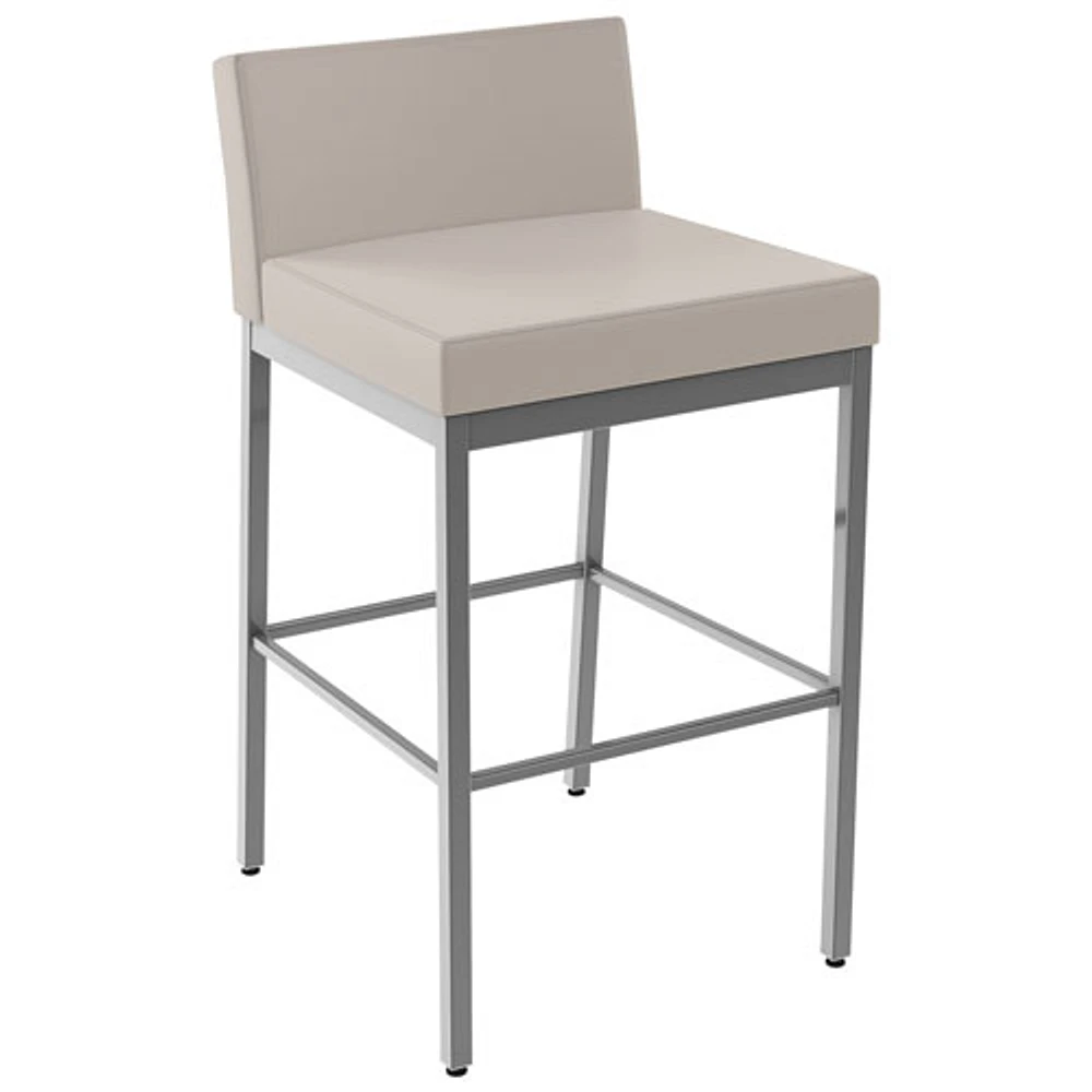 Fairfield Plus Contemporary Counter Height Barstool - Cream/Grey