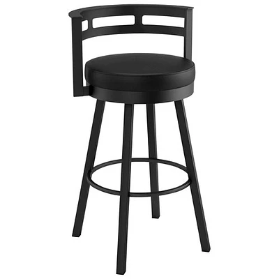 Tabouret de bar contemporain à hauteur de comptoir Render - Noir