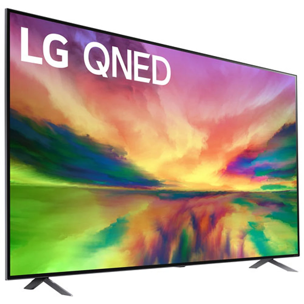 Téléviseur intelligent webOS QNED HDR UHD 4K de 50 po de LG (50QNED80URA) - 2023 - Bleu cendré