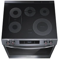 Frigidaire Gallery 30" 6.2 Cu. Ft. True Convection Electric Air Fry Range (GCFE306CBD) -Stainless Steel