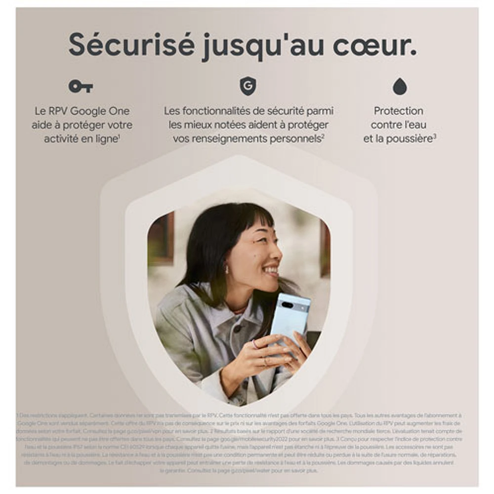 Pixel 7a de 128 Go de Google avec Koodo - Mer - Paiement Balance mensuel