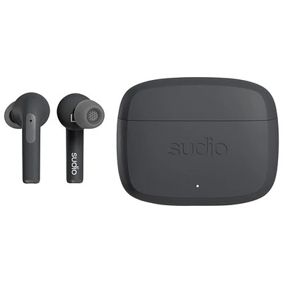 Écouteurs boutons 100 % sans fil à suppression du bruit N2 PRO de Sudio Audio - Noir