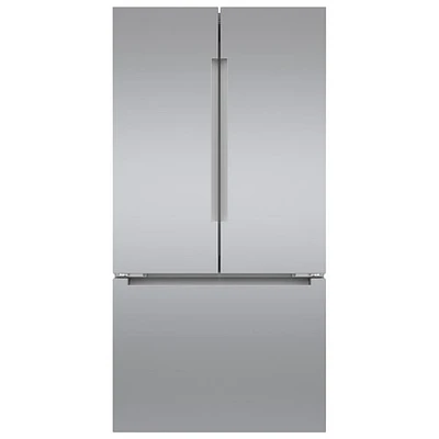 Bosch 36" 20.8 Cu. Ft. French Door Refrigerator with Water & Ice Dispenser (B36CT81ENS) - Stainless Steel