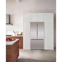 Bosch 36" 20.8 Cu. Ft. French Door Refrigerator with Water & Ice Dispenser (B36CT81ENS) - Stainless Steel