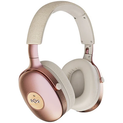 House of Marley Positive Vibration XL Over-Ear Bluetooth Headphones - Copper/White
