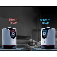 TP-Link Tapo Semi Wireless Indoor Pan & Tilt 2K QHD Security Wi-Fi Camera - White