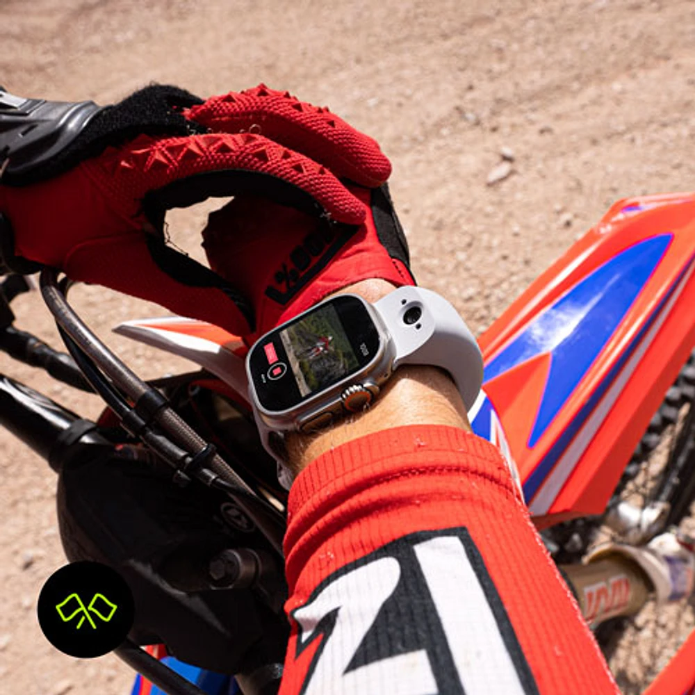 Wristcam Silicone Smart Dual-Camera Band for Apple Watch 38/40/41mm - Large