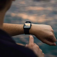Wristcam Silicone Smart Dual-Camera Band for Apple Watch 38/40/41mm - Large - Grey