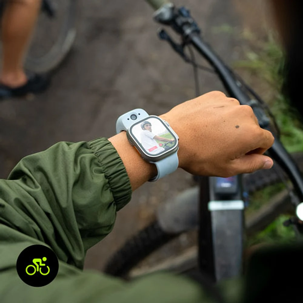 Wristcam Silicone Smart Dual-Camera Band for Apple Watch 38/40/41mm - Large