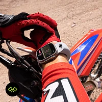 Wristcam Silicone Smart Dual-Camera Band for Apple Watch 38/40/41mm - Medium/Large - Black