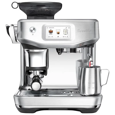 Machine à espresso Barista Touch Impress de Breville avec mousseur à lait et moulin à café - Acier inoxydable