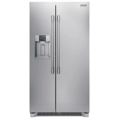 Frigidaire Pro 36" 22.3 Cu.Ft. Side-By-Side Refrigerator w/ Water & Ice Dispenser (PRSC2222AF) -Stainless