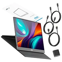 Moniteur ACL IPS HD intégrale 60 Hz GTG 10 ms de 15,6 po Fold de Mobile Pixels (MP-101-1010P01) - Noir