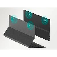 Moniteur ACL IPS HD intégrale 60 Hz GTG 10 ms de 15,6 po Fold de Mobile Pixels (MP-101-1010P01) - Noir