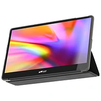 Moniteur DELO HD intégrale 60 Hz de 15,6 po Glance Plus de Mobile Pixels avec temps de réponse de 10 ms gris à gris (MP-101-1012P01) - Noir