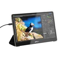 Moniteur DELO HD intégrale 60 Hz de 15,6 po Glance Plus de Mobile Pixels avec temps de réponse de 10 ms gris à gris (MP-101-1012P01) - Noir