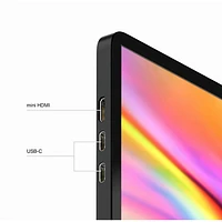 Moniteur DELO HD intégrale 60 Hz de 15,6 po Glance Plus de Mobile Pixels avec temps de réponse de 10 ms gris à gris (MP-101-1012P01) - Noir