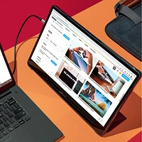Moniteur DELO HD intégrale 60 Hz de 15,6 po Glance Plus de Mobile Pixels avec temps de réponse de 10 ms gris à gris (MP-101-1012P01) - Noir