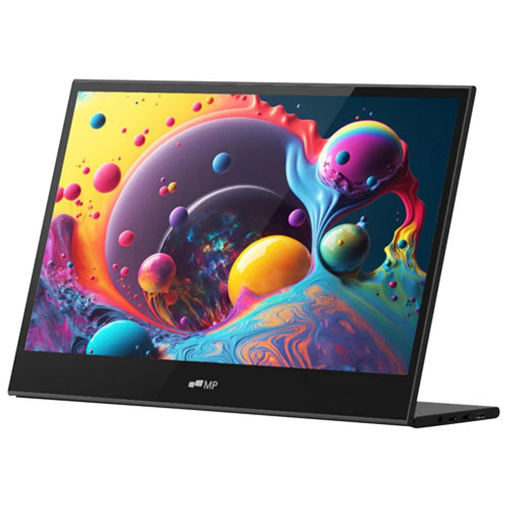 Moniteur ACL IPS HD intégrale 60 Hz de 16 po Glance de Mobile Pixels avec temps de réponse de 10 ms gris à gris (MP-101-1009P01) - Noir