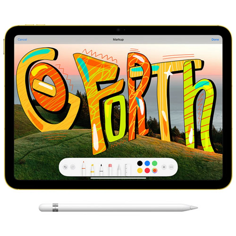 iPad 10,9 po 64 Go Wi-Fi 6 et 5G d'Apple avec Virgin Plus (10e gén.) - Rose - Financement mensuel