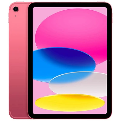 Virgin Plus Apple iPad 10.9" 256GB with Wi-Fi 6 & 5G (10th Generation) - Pink - Monthly Financing
