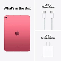 Virgin Plus Apple iPad 10.9" 256GB with Wi-Fi 6 & 5G (10th Generation) - Pink - Monthly Financing