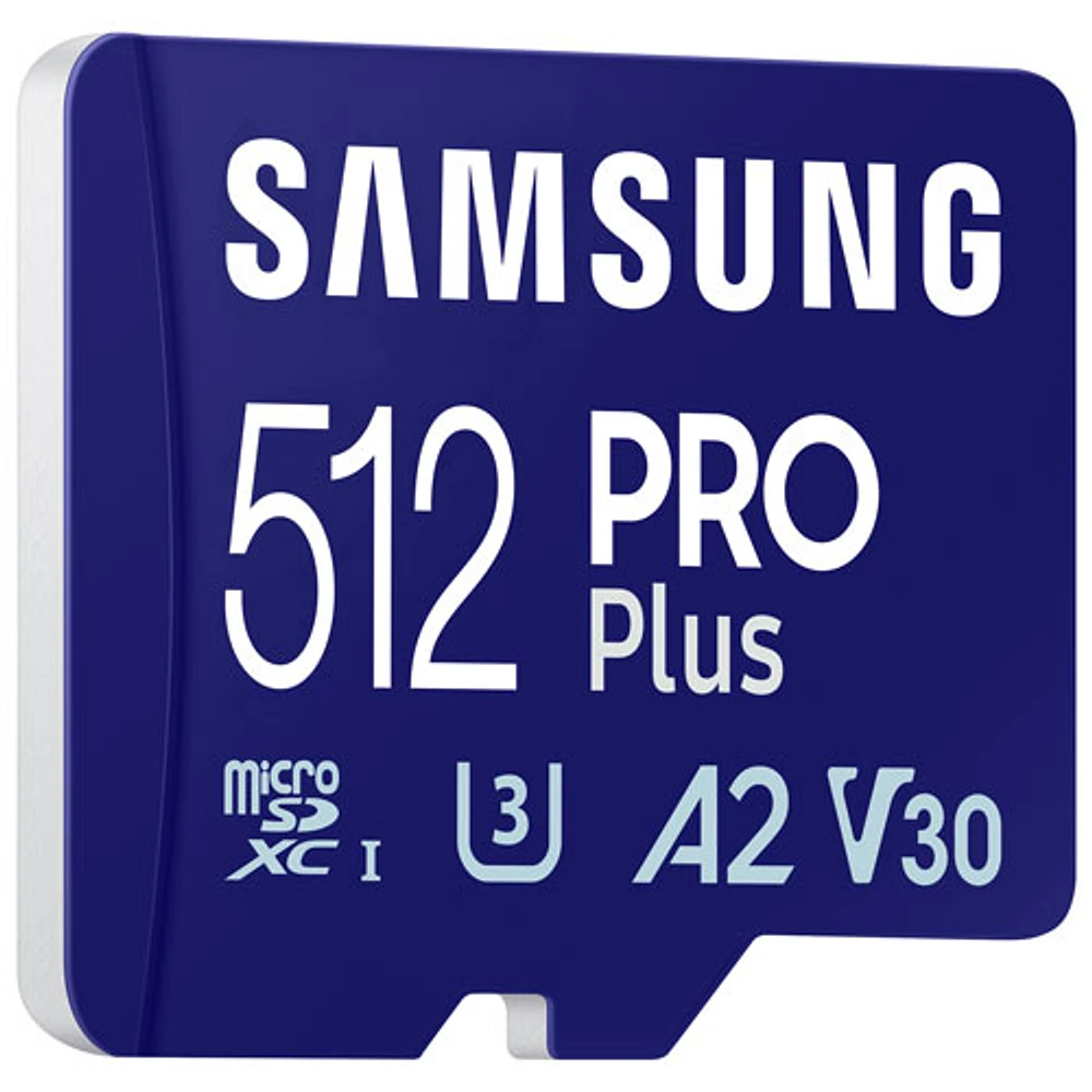 Carte mémoire microSDXC de 180 Mo/s et Go PRO Plus et adaptateur de Samsung