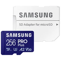 Samsung PRO Plus+ Adapter 256GB 180MB/s microSDXC Memory Card - Only at Best Buy